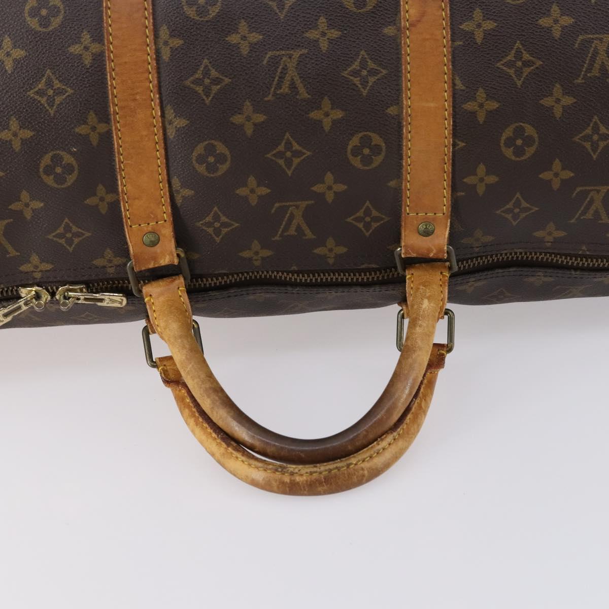 LOUIS VUITTON Monogram Keepall 60 Boston Bag M41422 LV Auth 145383