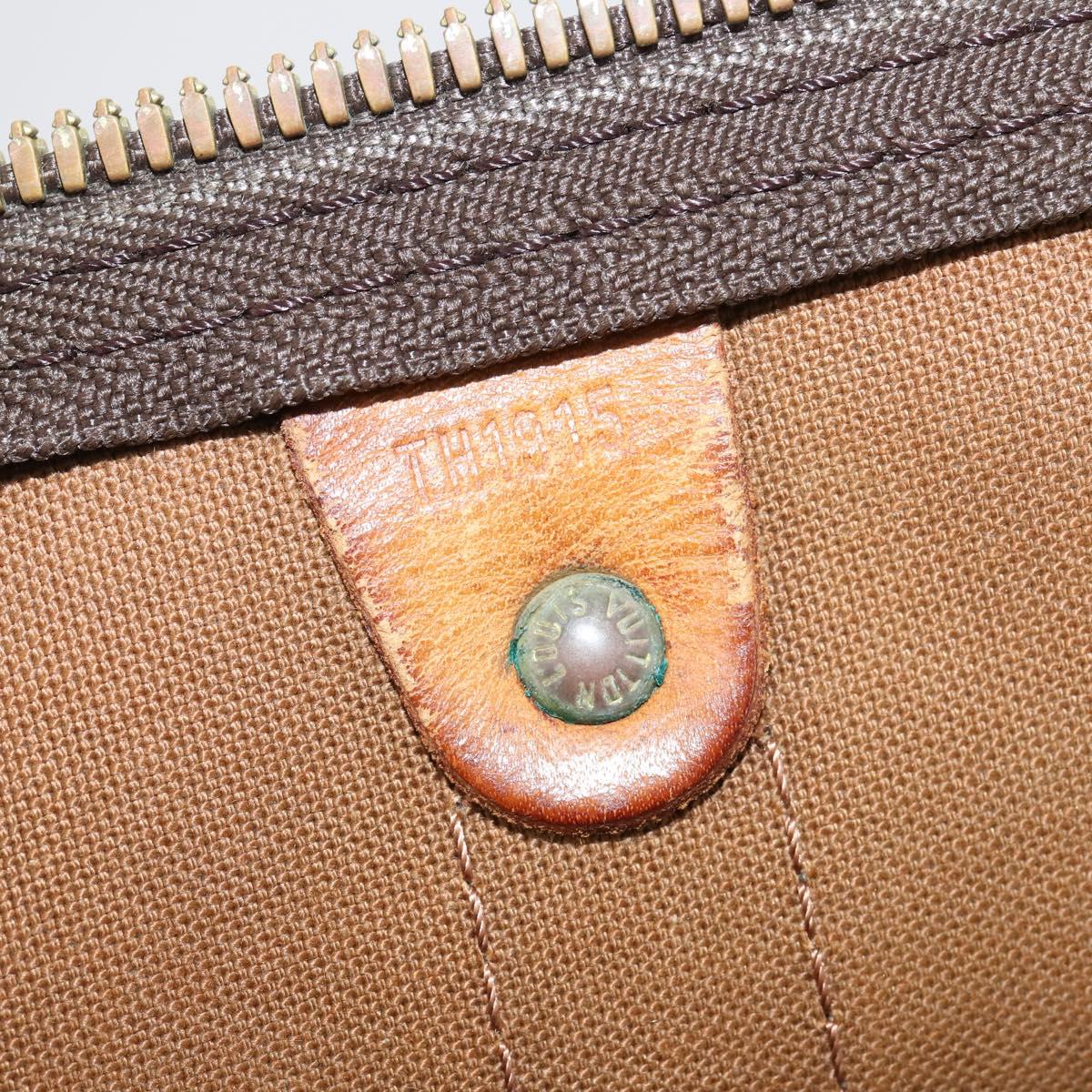 LOUIS VUITTON Monogram Keepall Bandouliere 55 Boston Bag M41414 LV Auth 145385