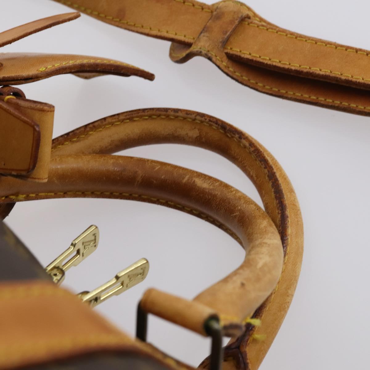 LOUIS VUITTON Monogram Keepall Bandouliere 60 Boston Bag M41412 LV Auth 145386