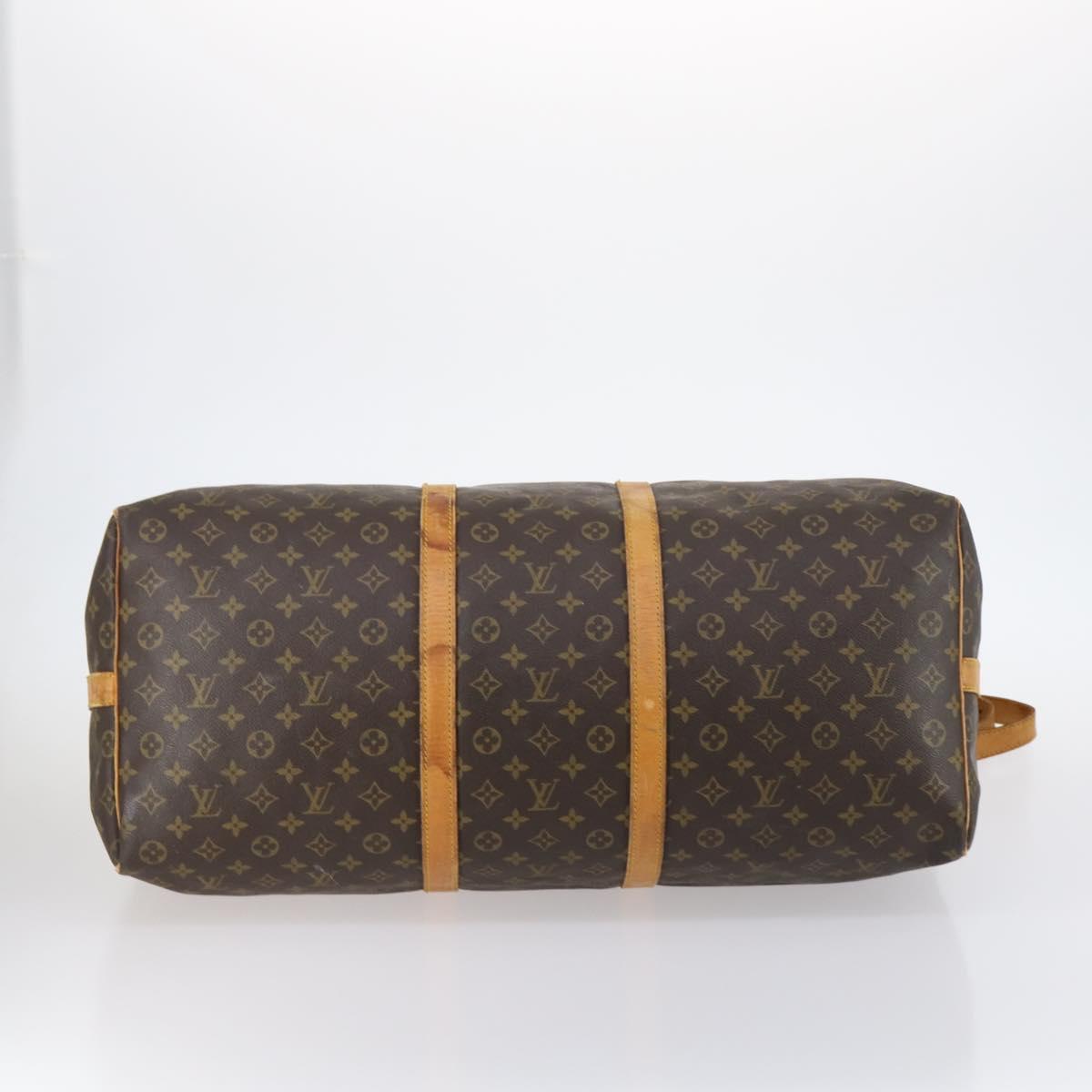 LOUIS VUITTON Monogram Keepall Bandouliere 60 Boston Bag M41412 LV Auth 145386