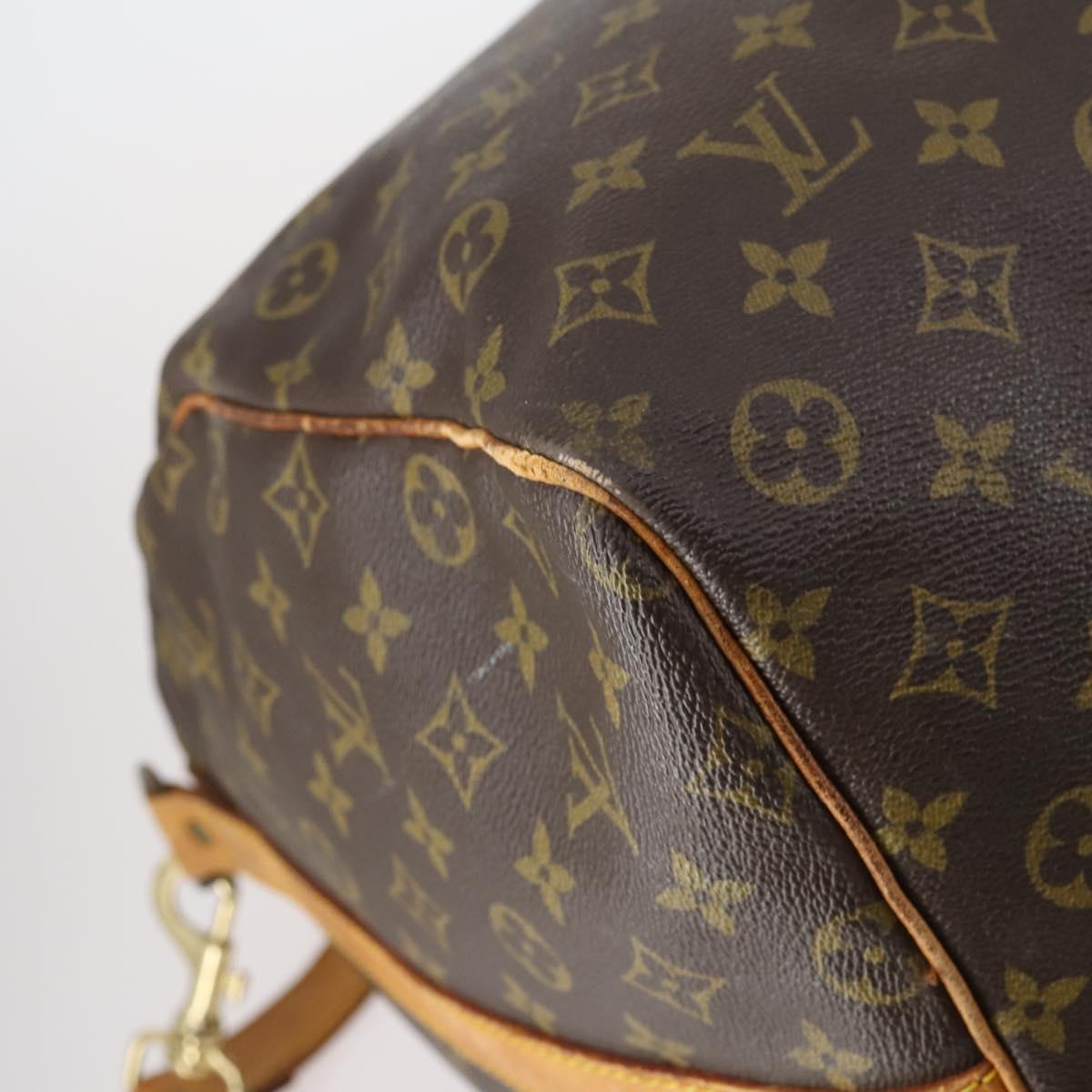 LOUIS VUITTON Monogram Keepall Bandouliere 60 Boston Bag M41412 LV Auth 145386
