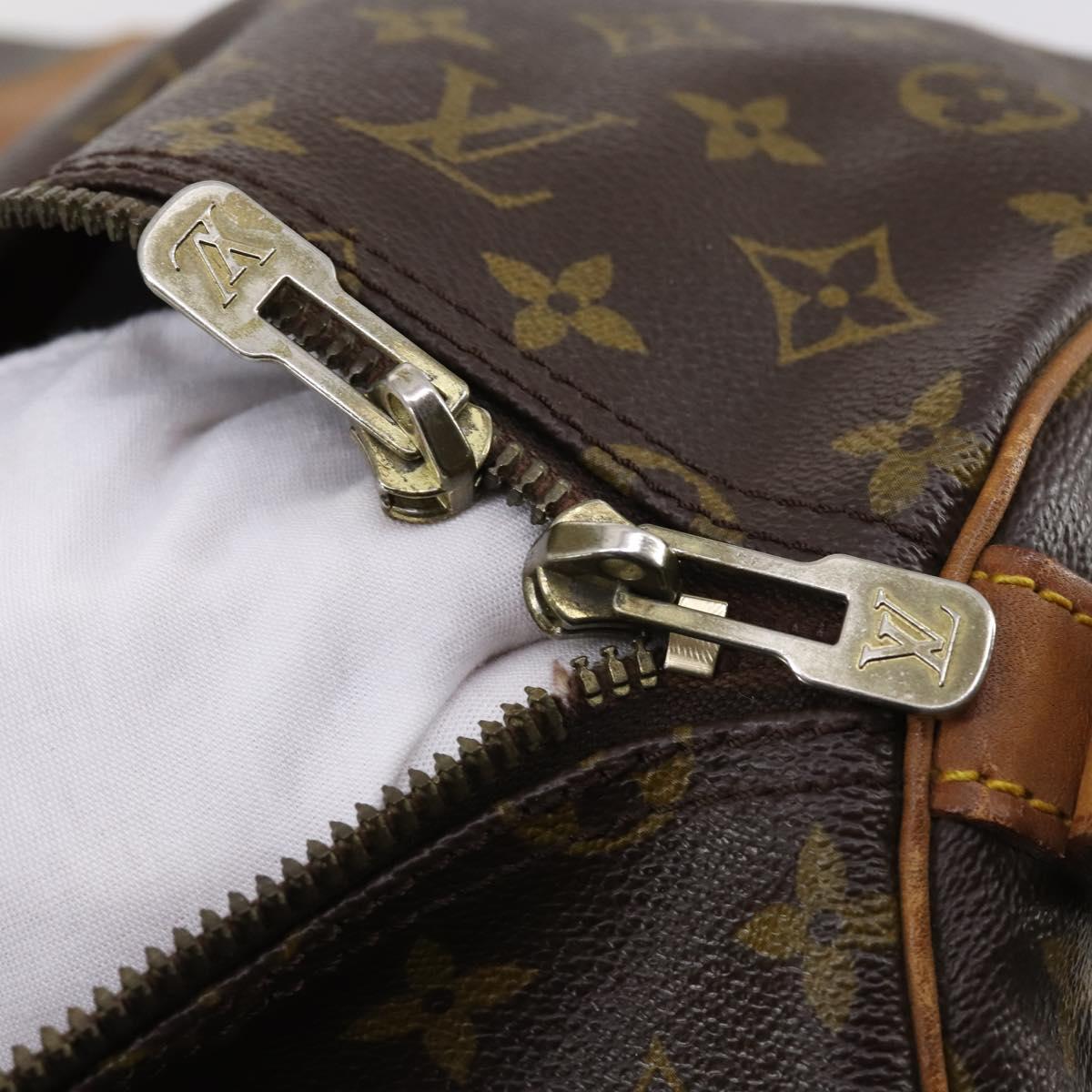 LOUIS VUITTON Monogram Keepall Bandouliere 60 Boston Bag M41412 LV Auth 145387