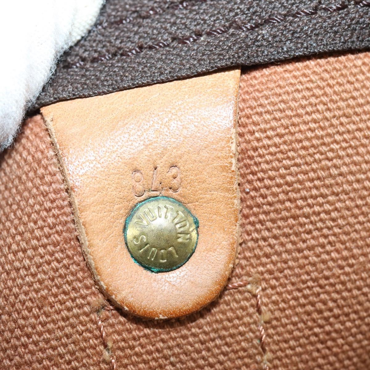 LOUIS VUITTON Monogram Keepall Bandouliere 60 Boston Bag M41412 LV Auth 145387