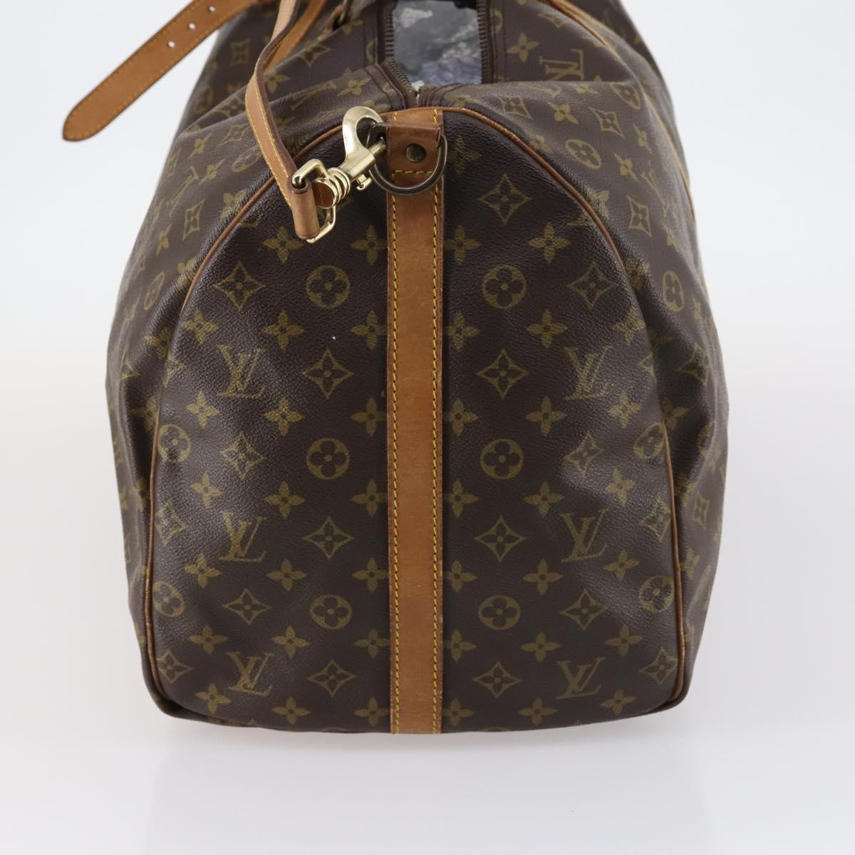 LOUIS VUITTON Monogram Keepall Bandouliere 60 Boston Bag M41412 LV Auth 145387