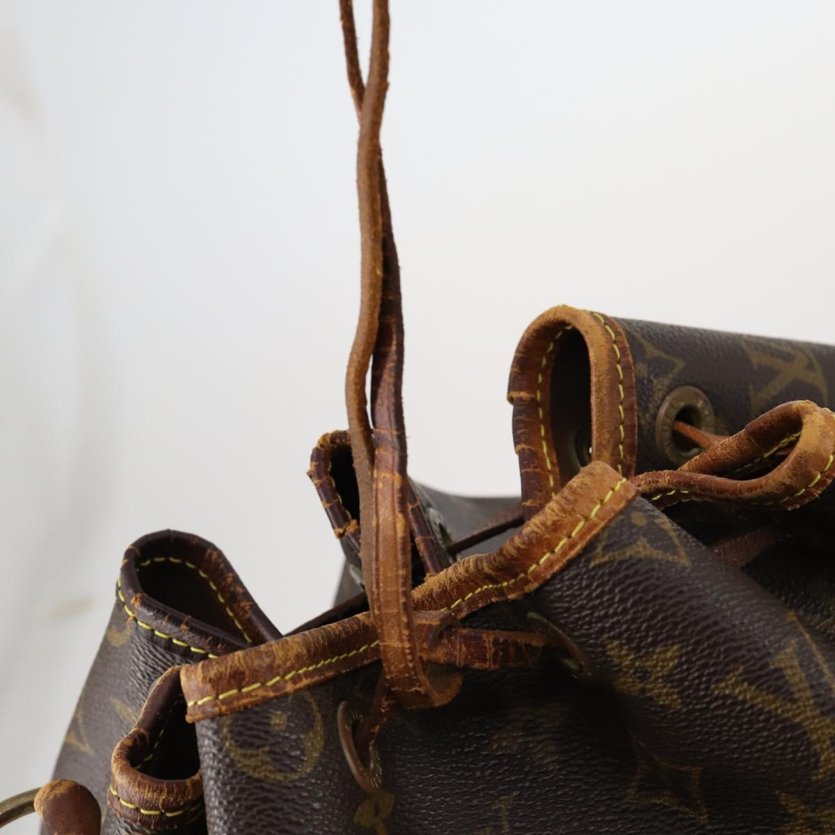 LOUIS VUITTON Monogram Noe Shoulder Bag M42224 LV Auth 145391