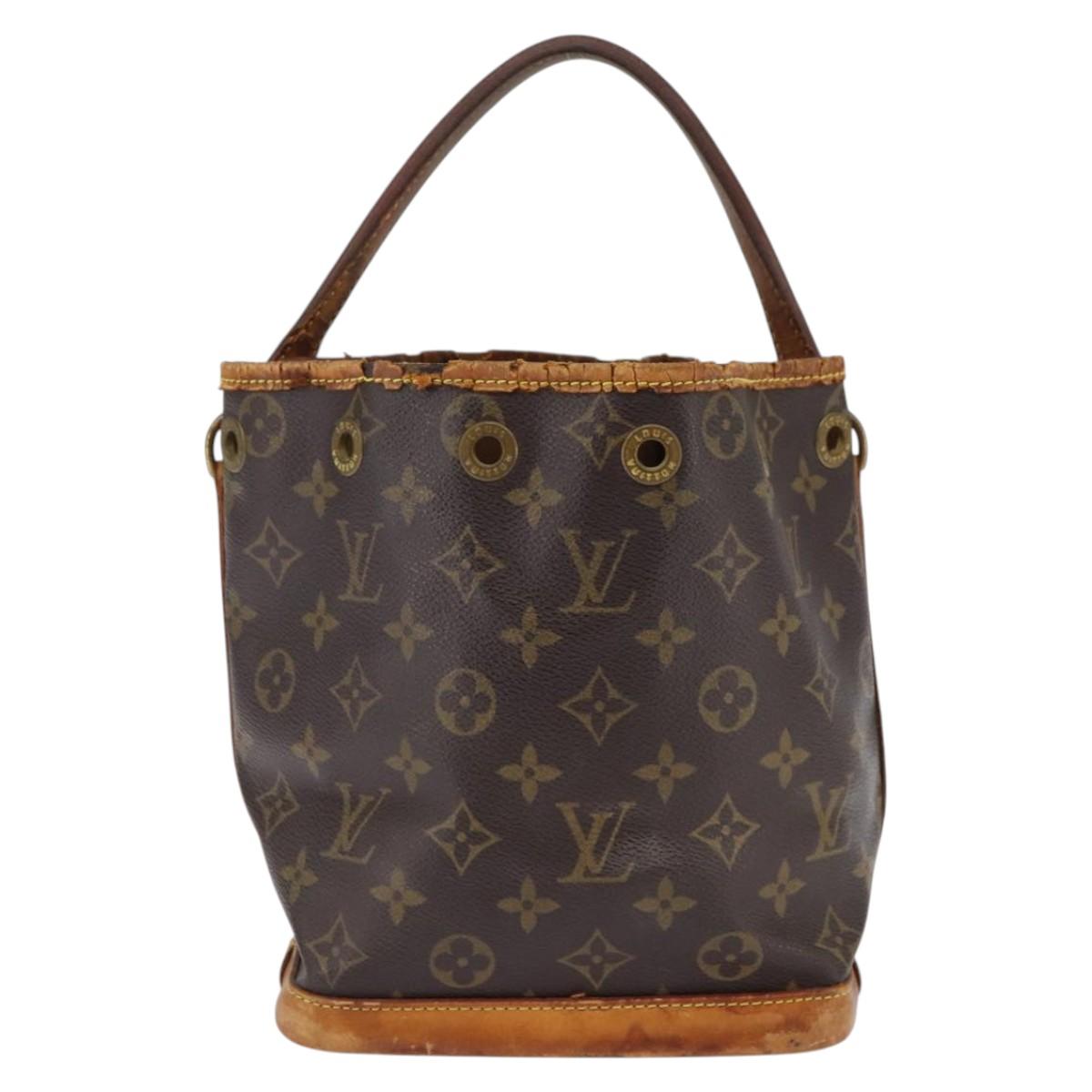 LOUIS VUITTON Monogram Mini Noe Hand Bag M42227 LV Auth 145392