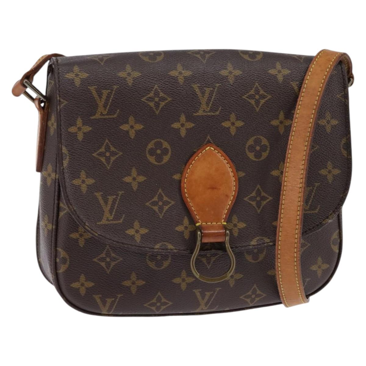 LOUIS VUITTON Monogram Saint Cloud GM Shoulder Bag M51242 LV Auth 145393