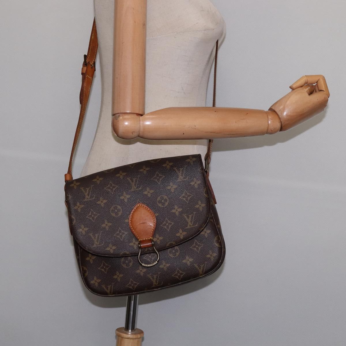 LOUIS VUITTON Monogram Saint Cloud GM Shoulder Bag M51242 LV Auth 145393