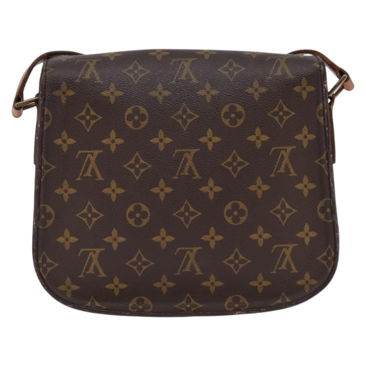 LOUIS VUITTON Monogram Saint Cloud GM Shoulder Bag M51242 LV Auth 145393