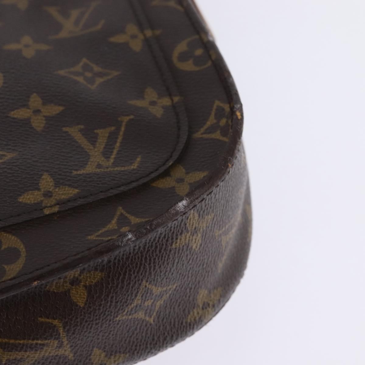 LOUIS VUITTON Monogram Saint Cloud GM Shoulder Bag M51242 LV Auth 145394