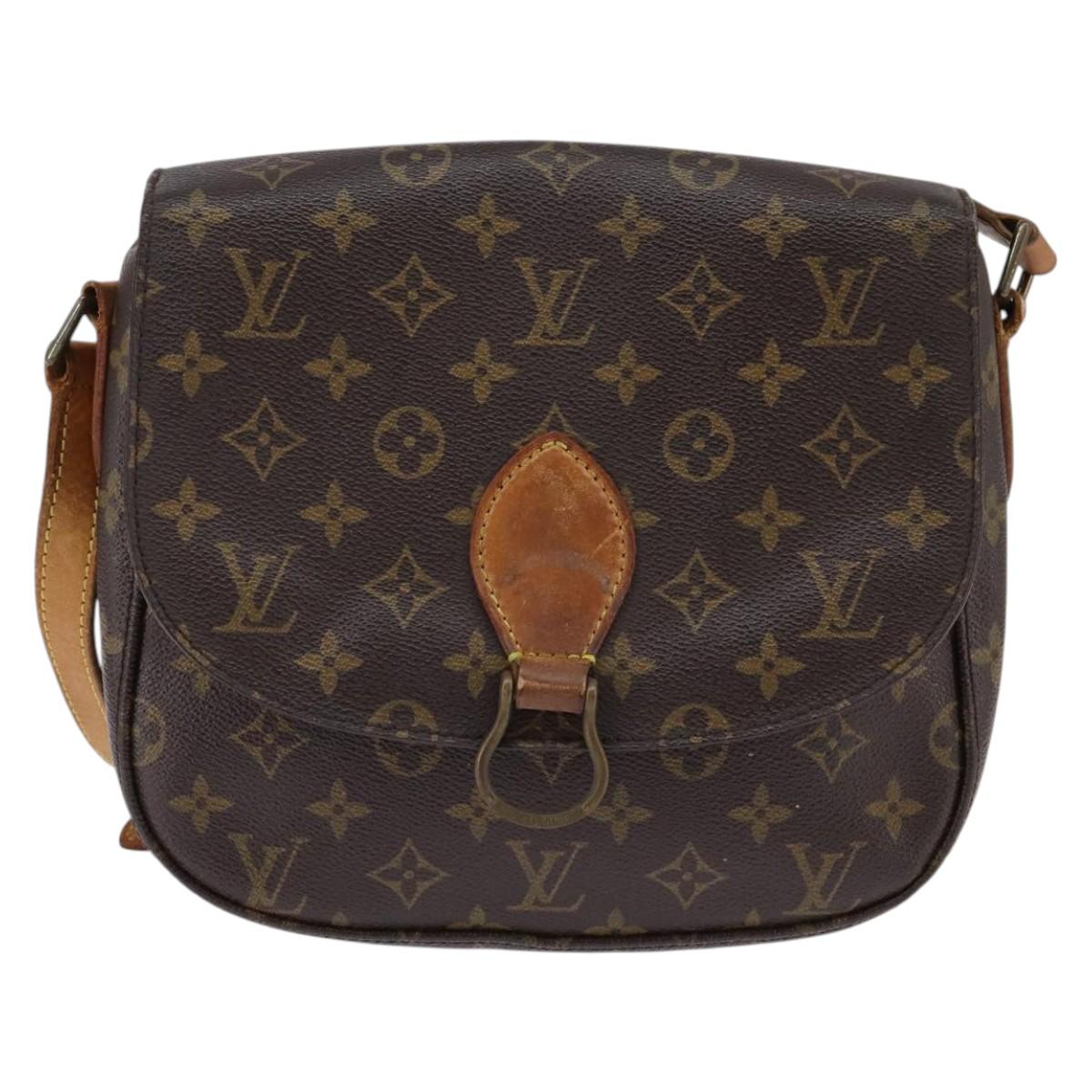 LOUIS VUITTON Monogram Saint Cloud GM Shoulder Bag M51242 LV Auth 145394