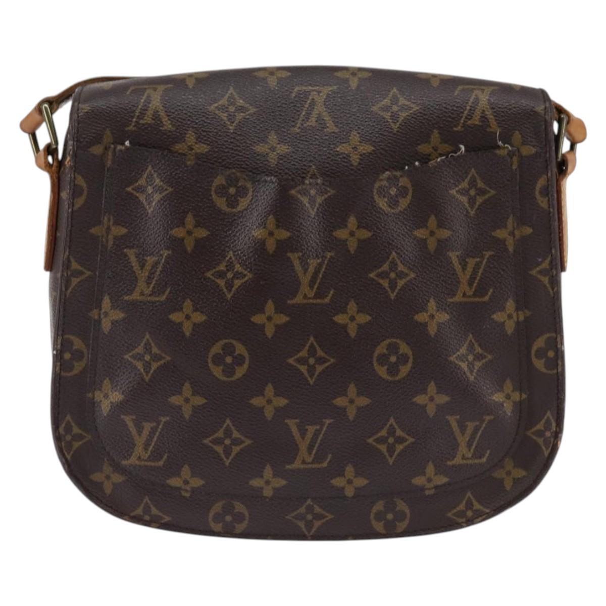 LOUIS VUITTON Monogram Saint Cloud GM Shoulder Bag M51242 LV Auth 145394
