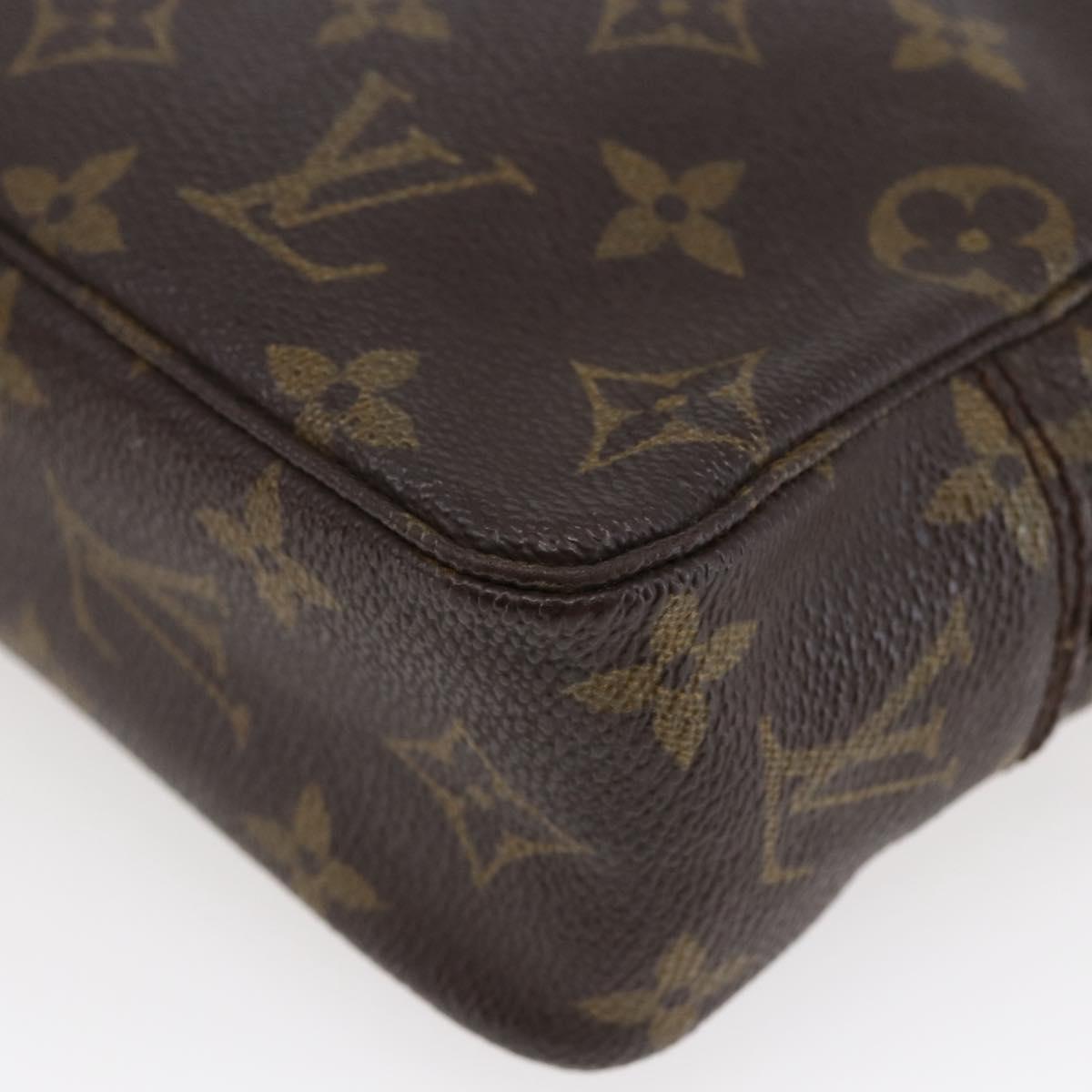 LOUIS VUITTON Monogram Trousse Toilette 18 Pouch M47526 LV Auth 145396