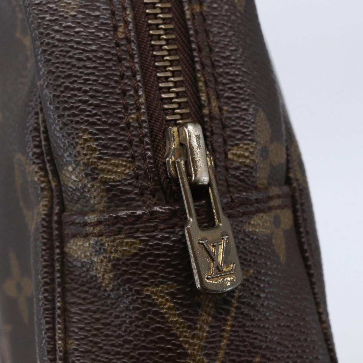 LOUIS VUITTON Monogram Trousse Toilette 18 Pouch M47526 LV Auth 145396