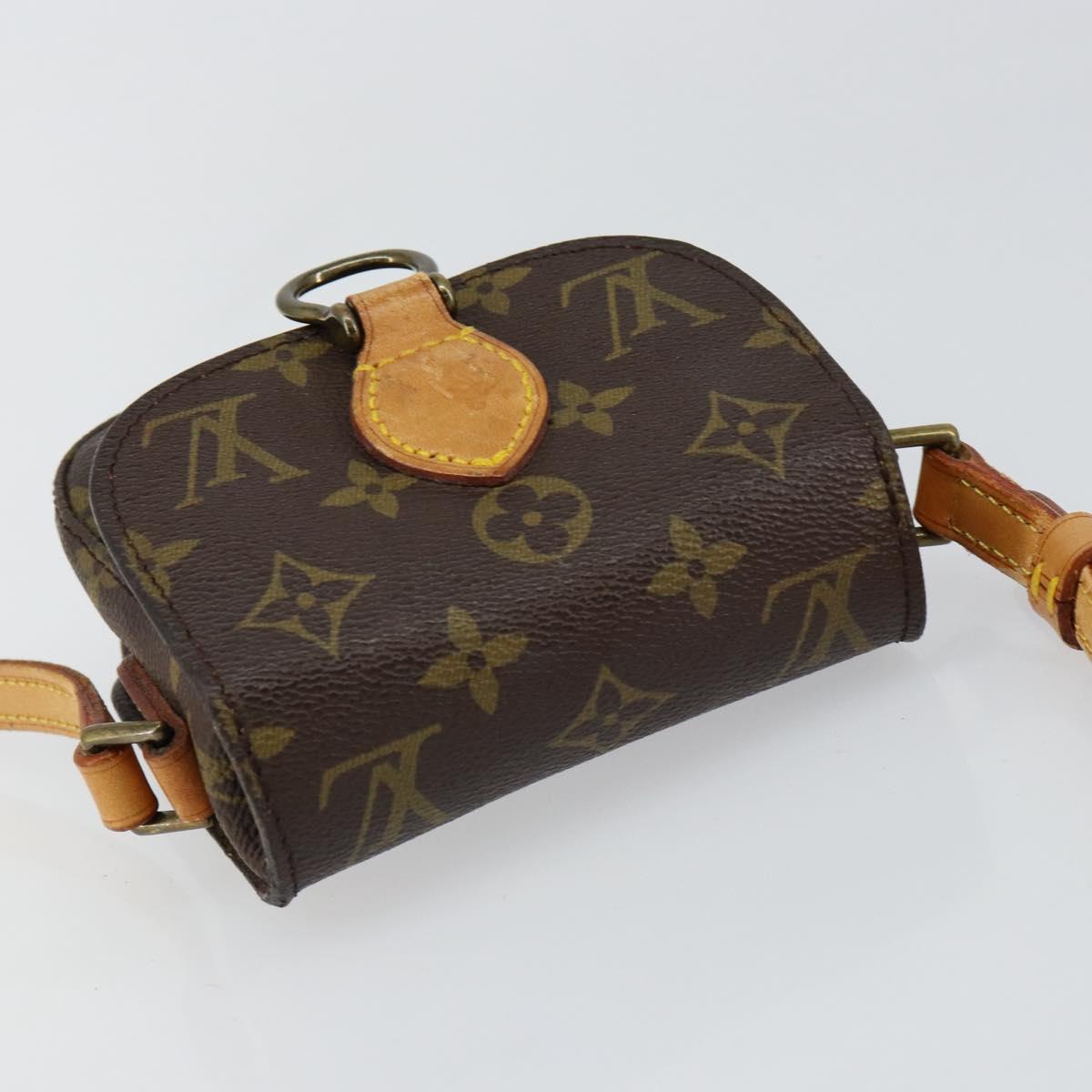LOUIS VUITTON Monogram Bebe Monogram Saint Cloud Shoulder Bag M51245 Auth 145397
