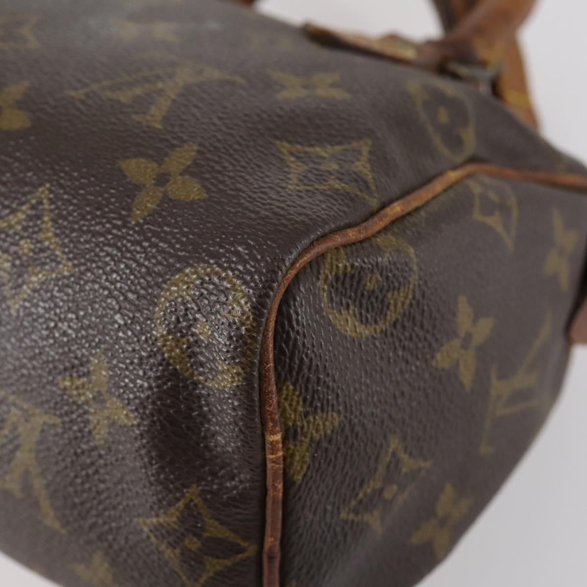 LOUIS VUITTON Monogram Mini Speedy Bandouliere Japon 88 Bag M99014 Auth 145399