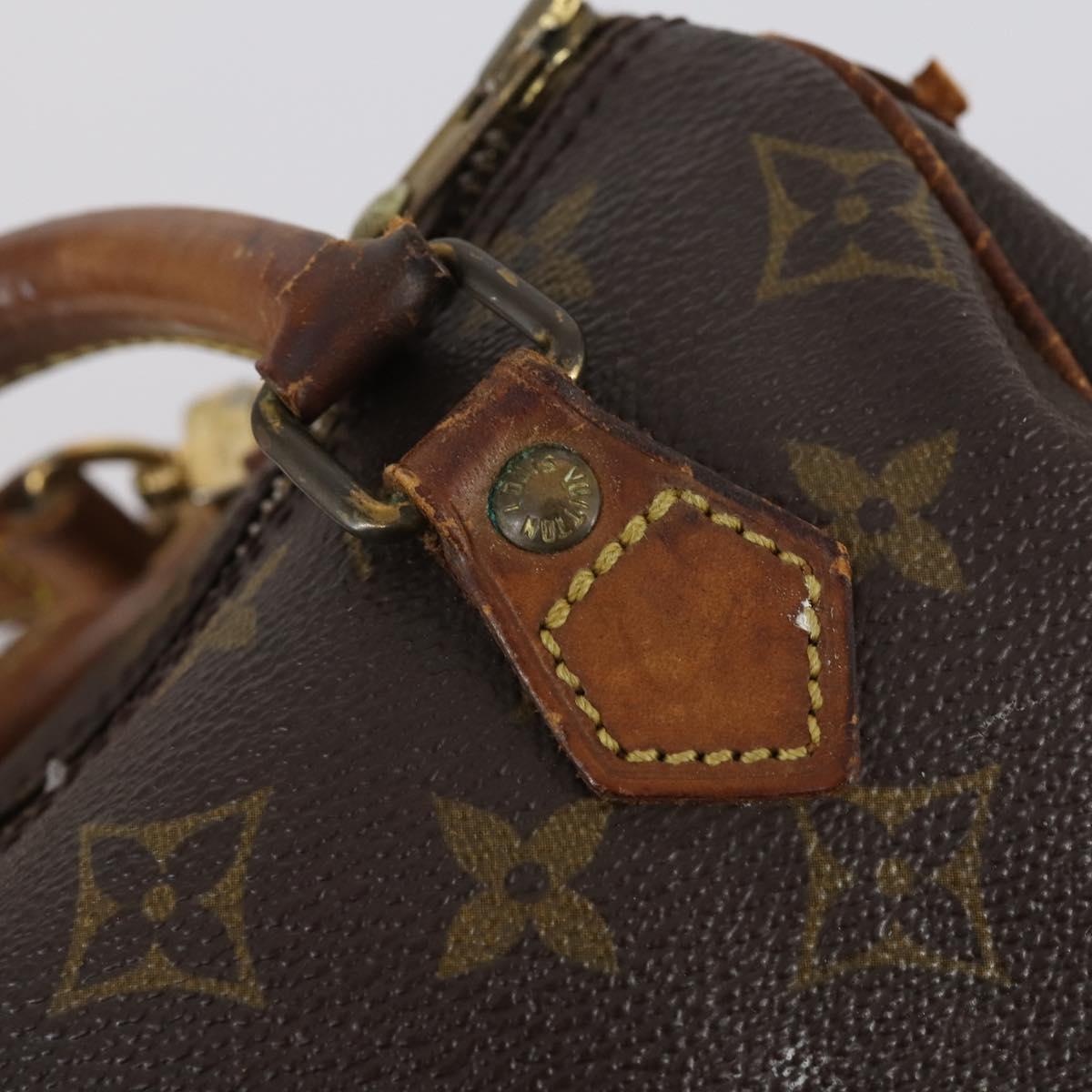 LOUIS VUITTON Monogram Mini Speedy Bandouliere Japon 88 Bag M99014 Auth 145399