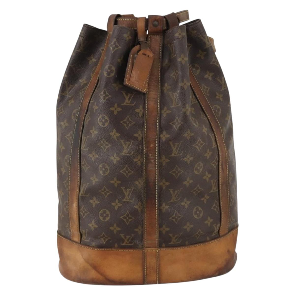 LOUIS VUITTON Monogram Randonnee GM Shoulder Bag M42244 LV Auth 145402