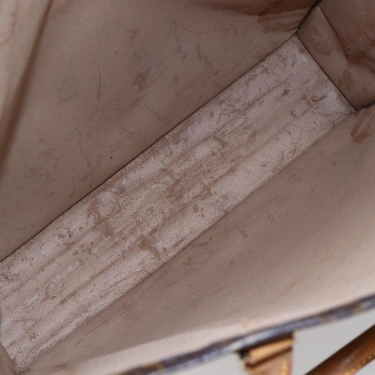 LOUIS VUITTON Monogram Sac Plat Hand Bag M51140 LV Auth 145403