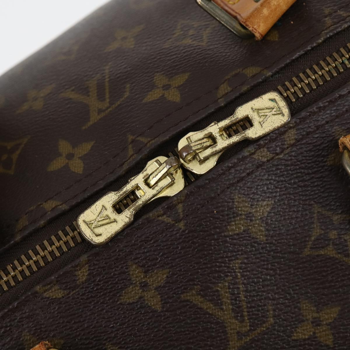 LOUIS VUITTON Monogram Keepall 55 Boston Bag M41424 LV Auth 145409