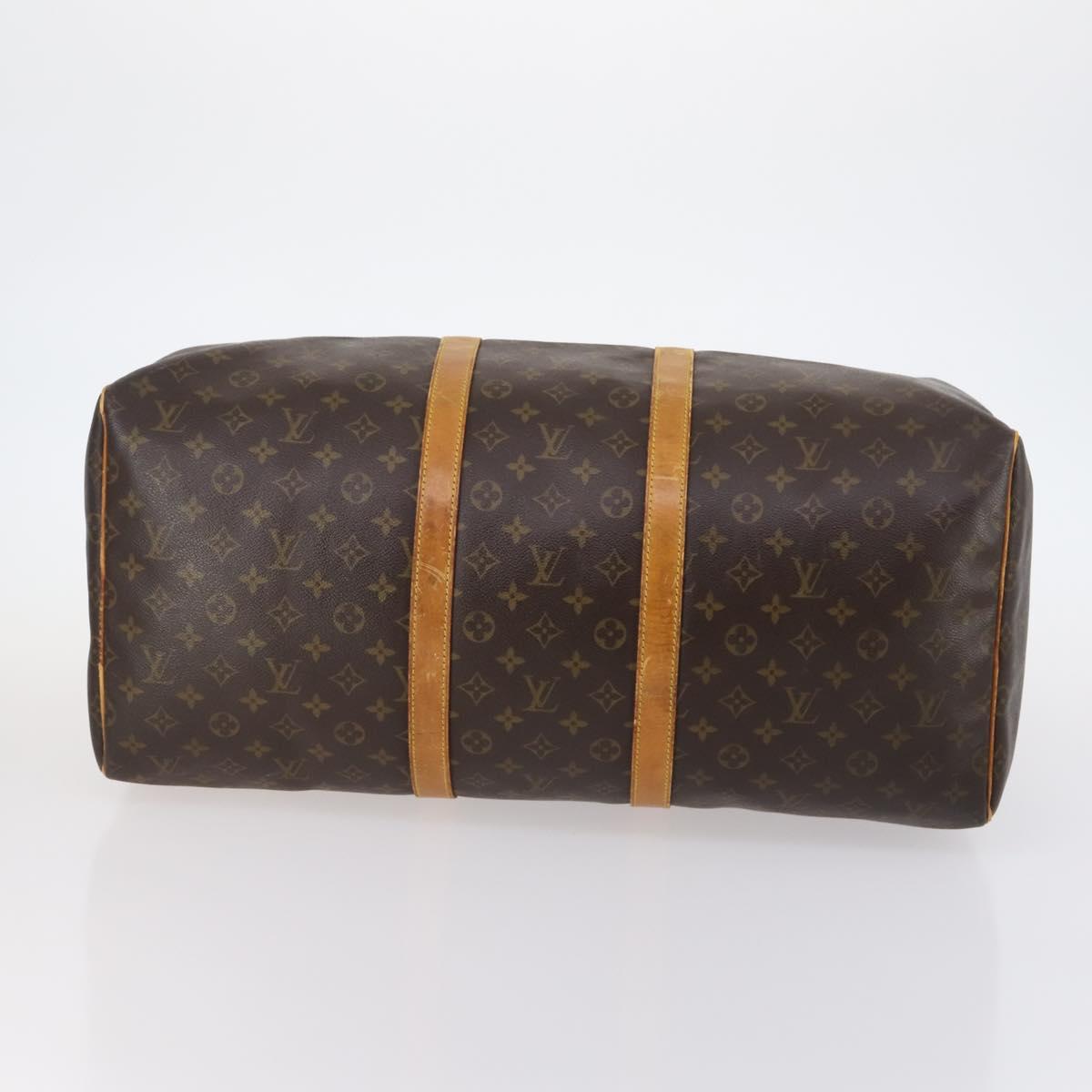 LOUIS VUITTON Monogram Keepall 55 Boston Bag M41424 LV Auth 145409