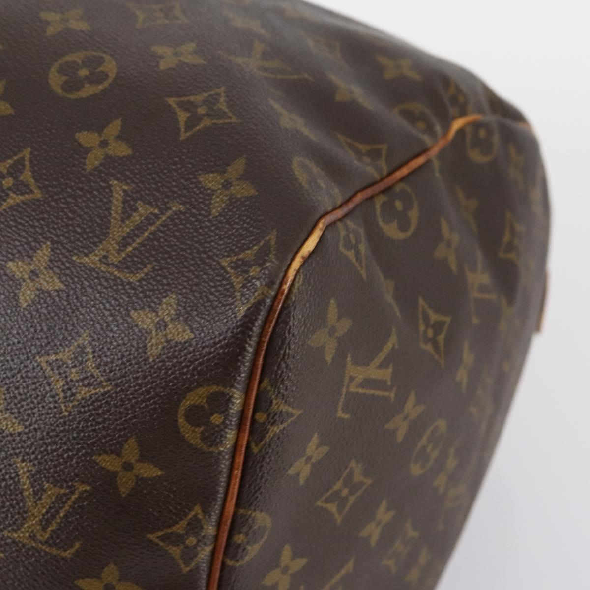LOUIS VUITTON Monogram Keepall 55 Boston Bag M41424 LV Auth 145410