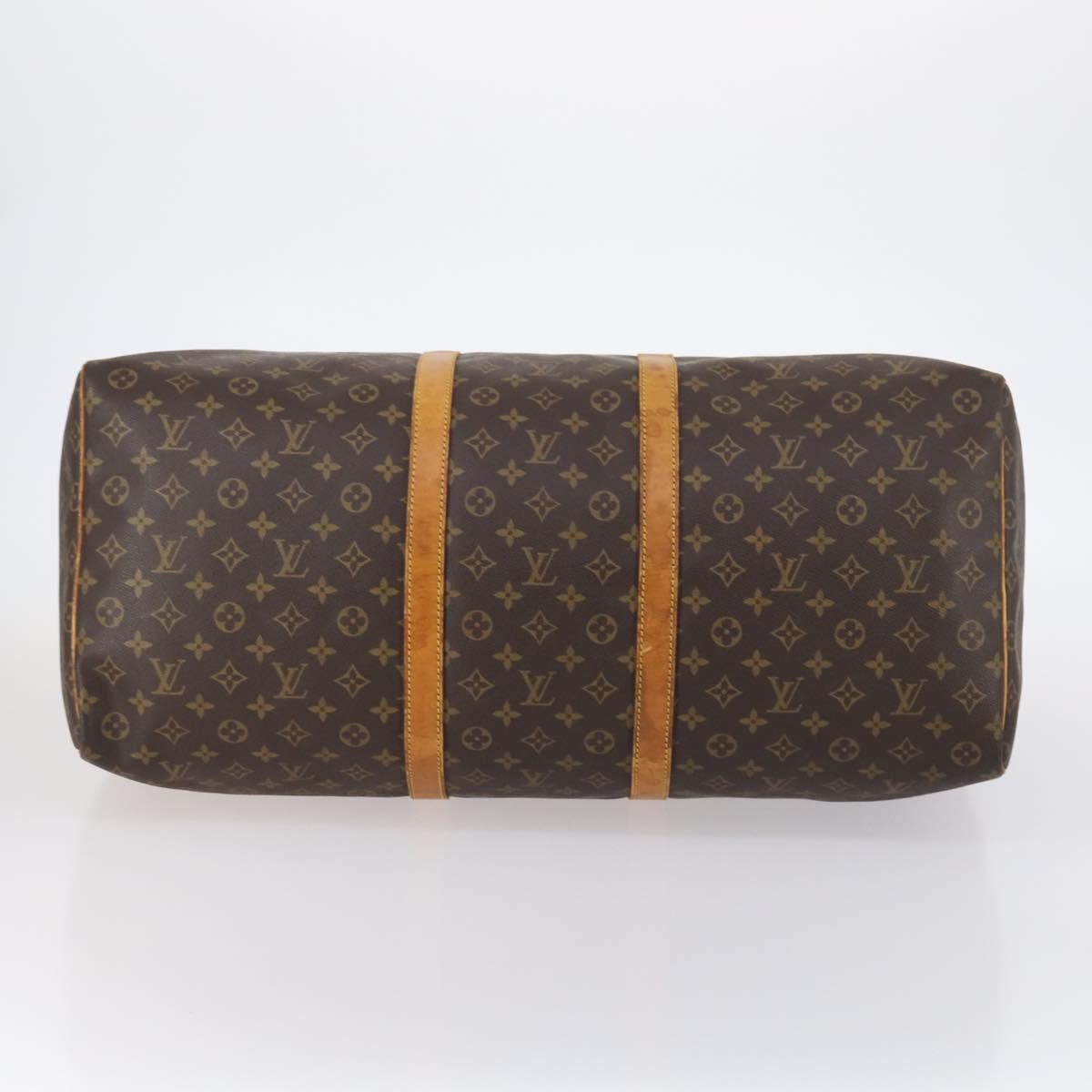 LOUIS VUITTON Monogram Keepall 60 Boston Bag M41422 LV Auth 145411