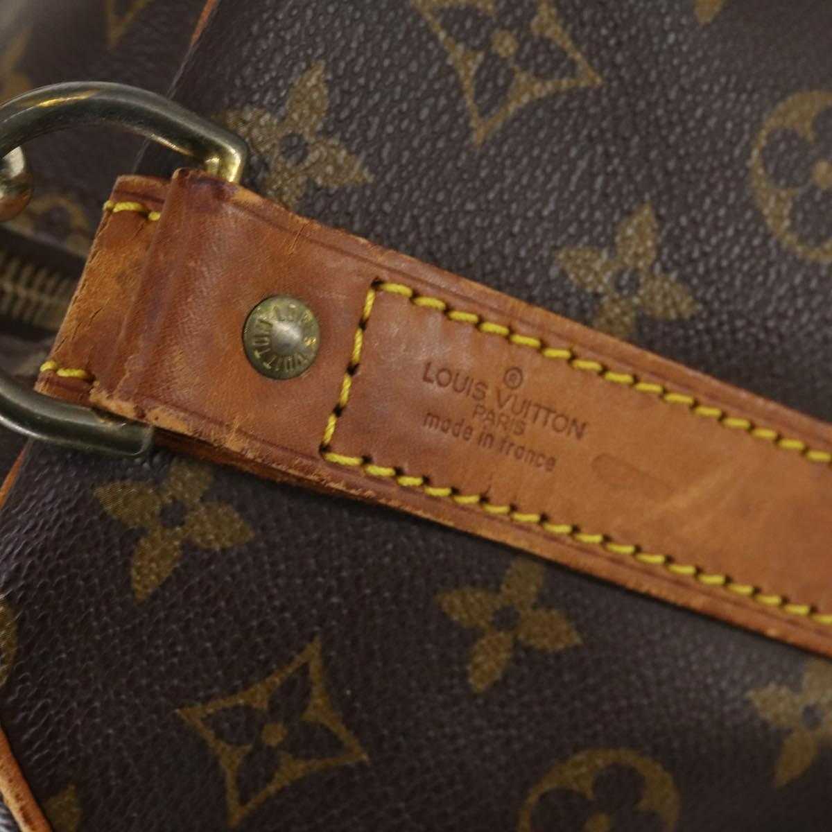 LOUIS VUITTON Monogram Keepall Bandouliere 60 Boston Bag M41412 LV Auth 145413