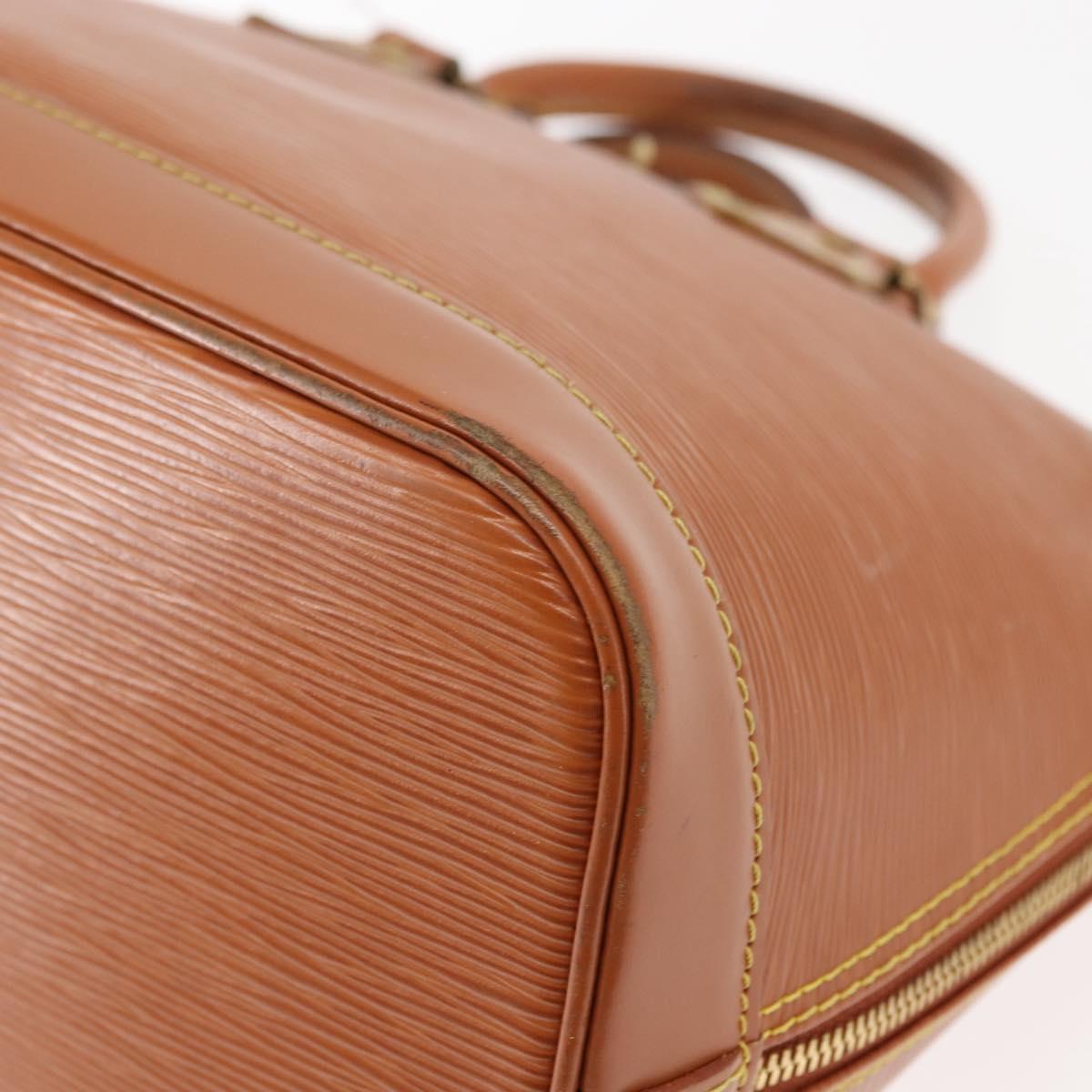 LOUIS VUITTON Epi Alma Hand Bag Zipangu Gold M52148 LV Auth 145431