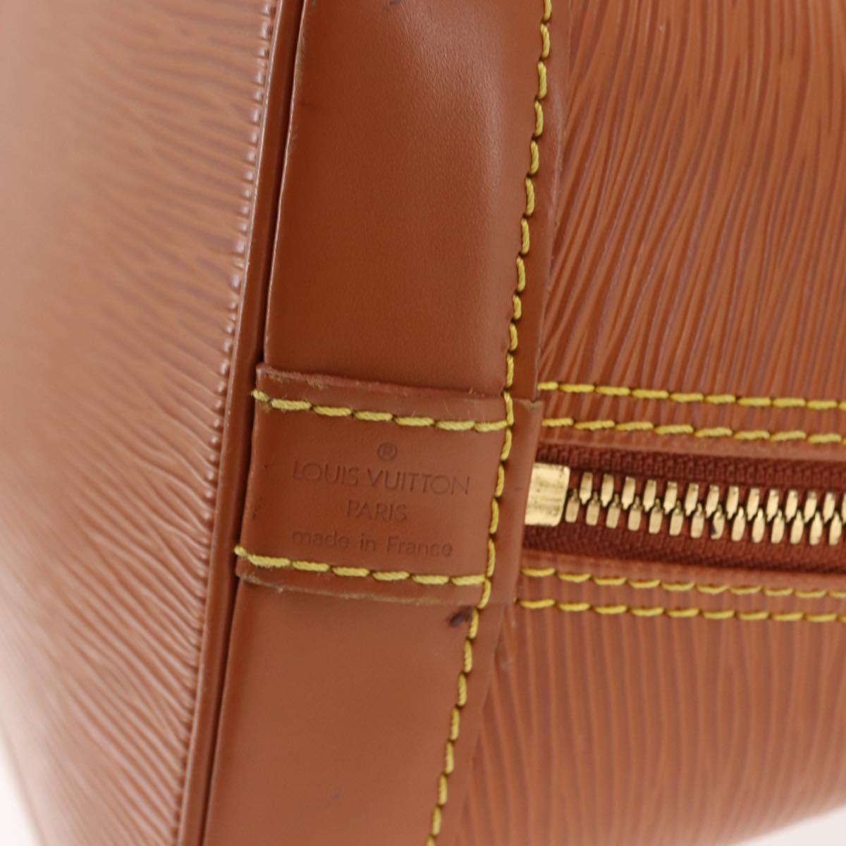 LOUIS VUITTON Epi Alma Hand Bag Zipangu Gold M52148 LV Auth 145431