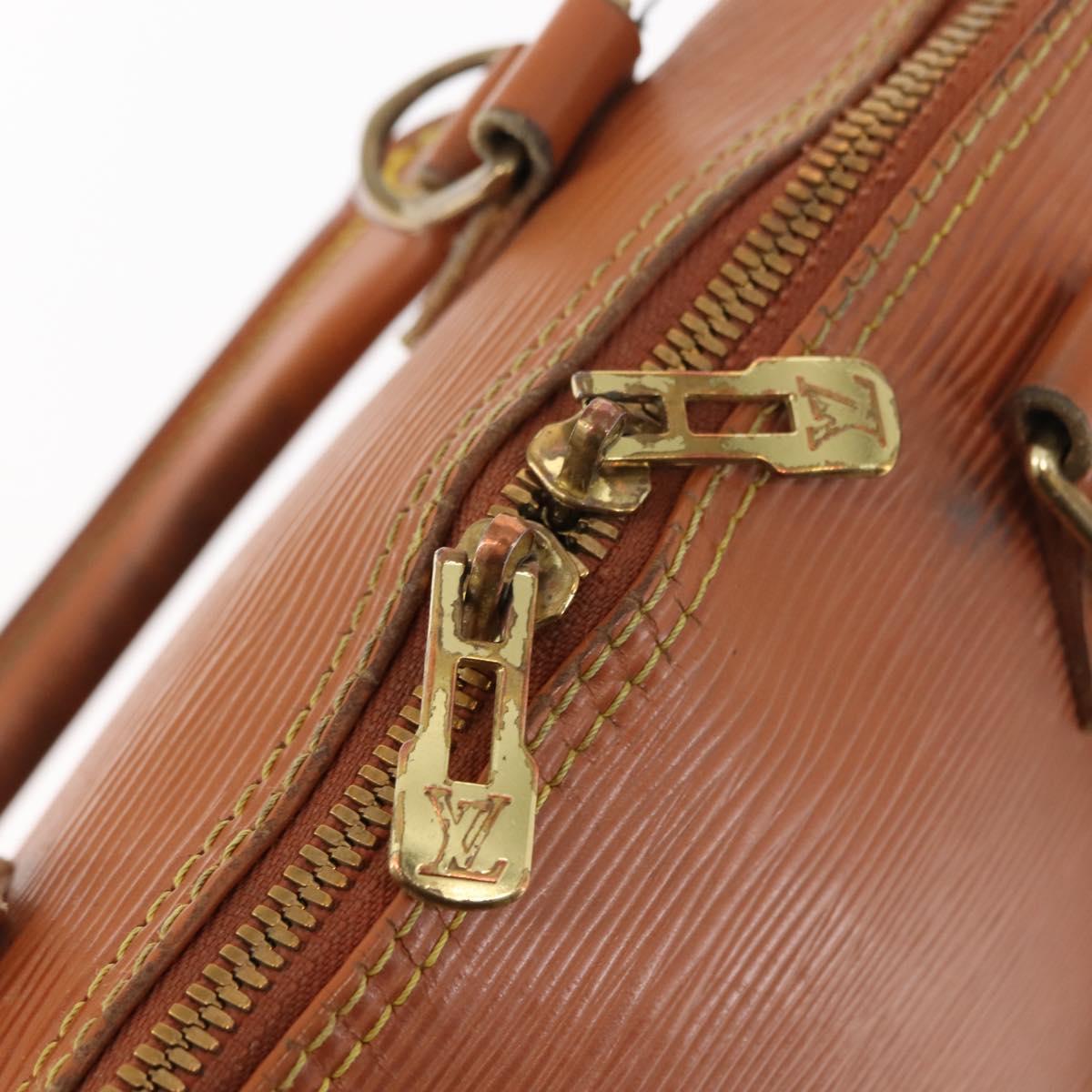 LOUIS VUITTON Epi Alma Hand Bag Zipangu Gold M52148 LV Auth 145431