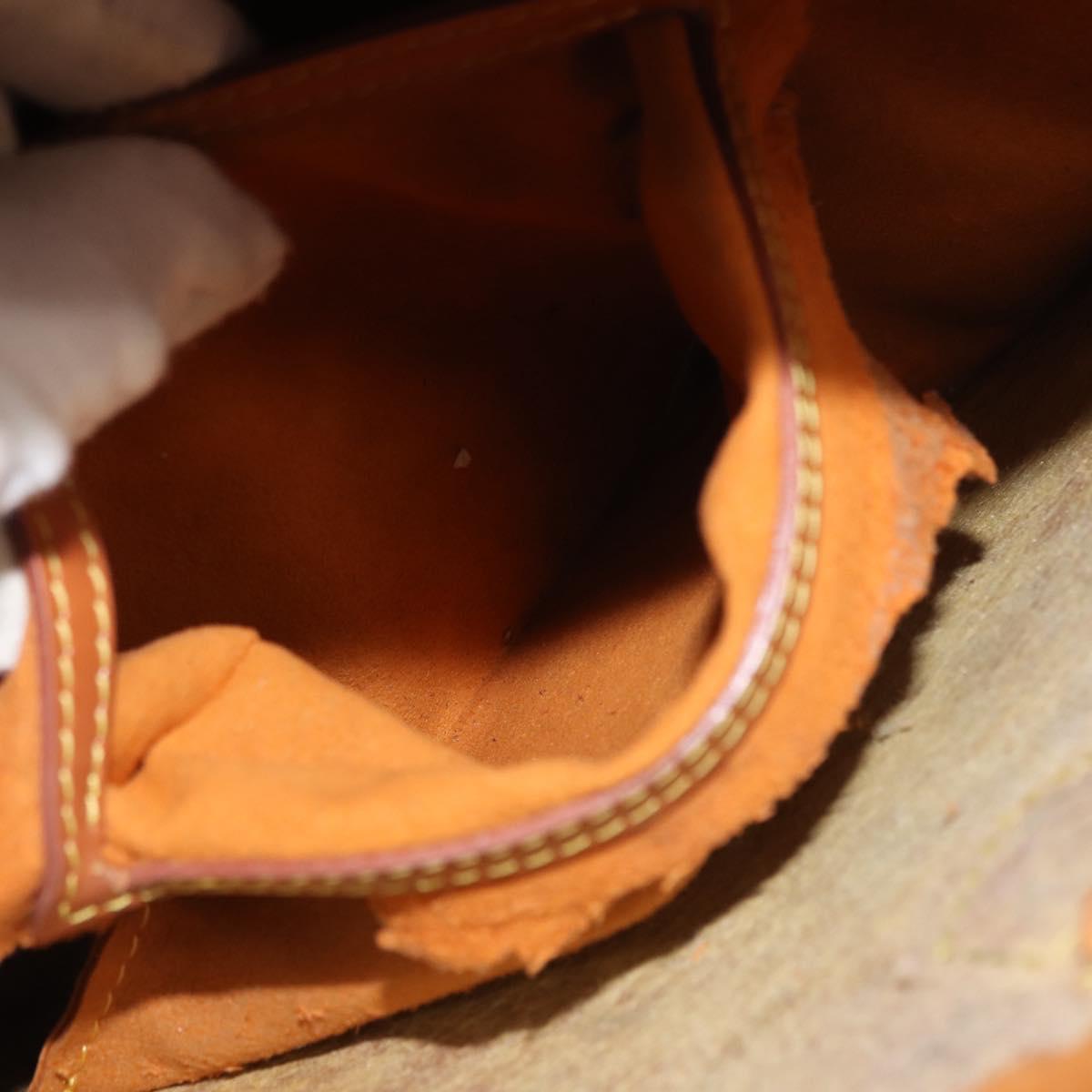 LOUIS VUITTON Epi Alma Hand Bag Zipangu Gold M52148 LV Auth 145431