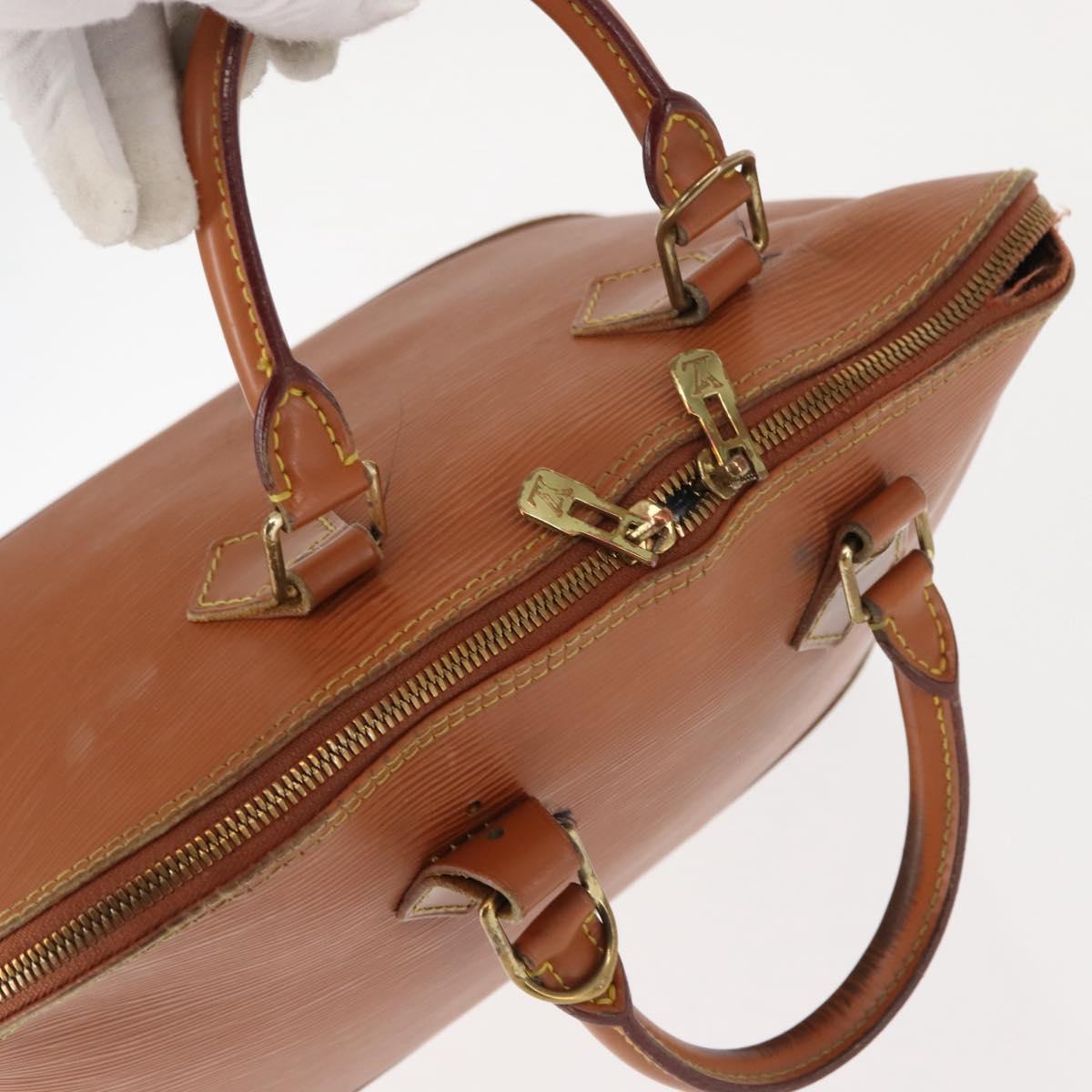 LOUIS VUITTON Epi Alma Hand Bag Zipangu Gold M52148 LV Auth 145431
