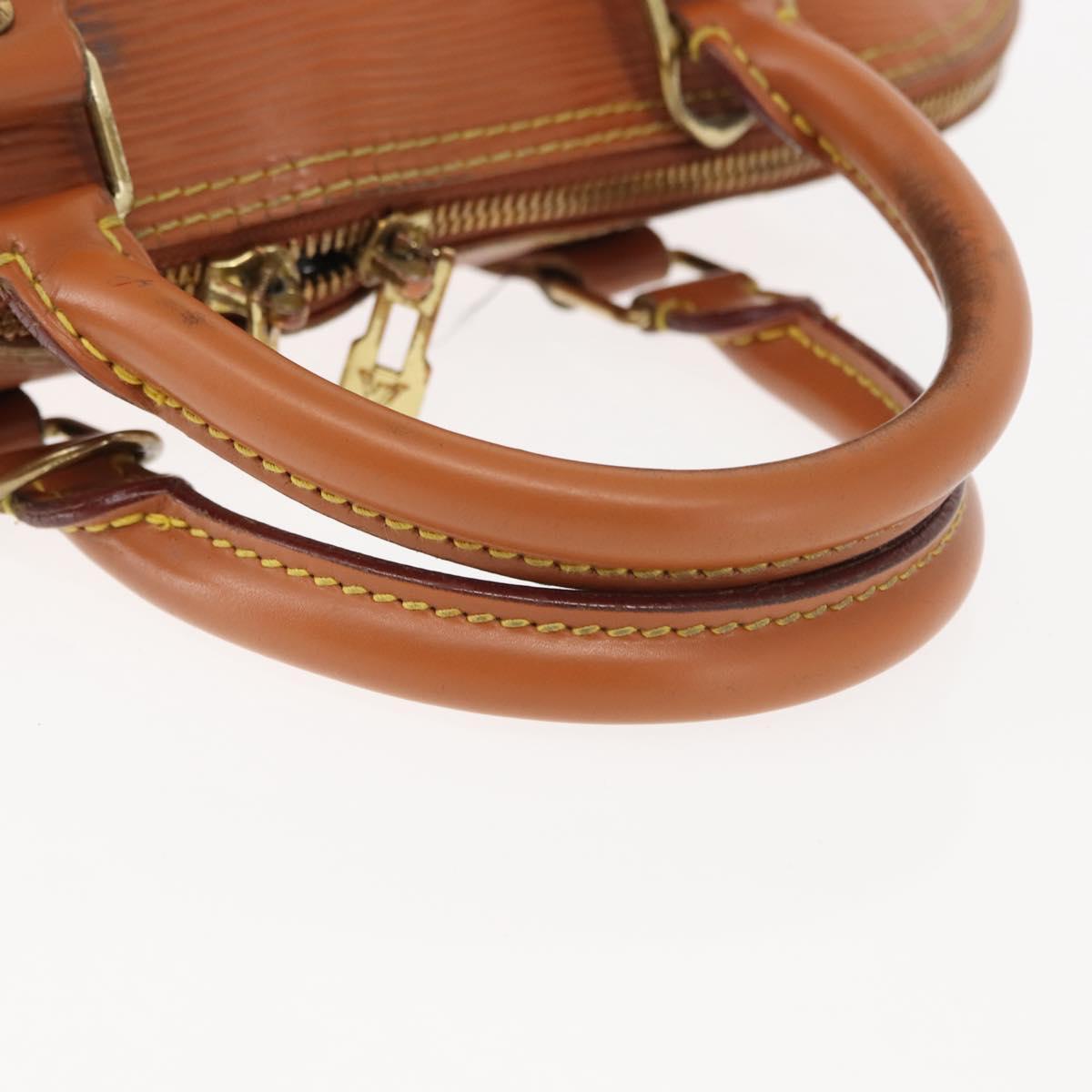 LOUIS VUITTON Epi Alma Hand Bag Zipangu Gold M52148 LV Auth 145431