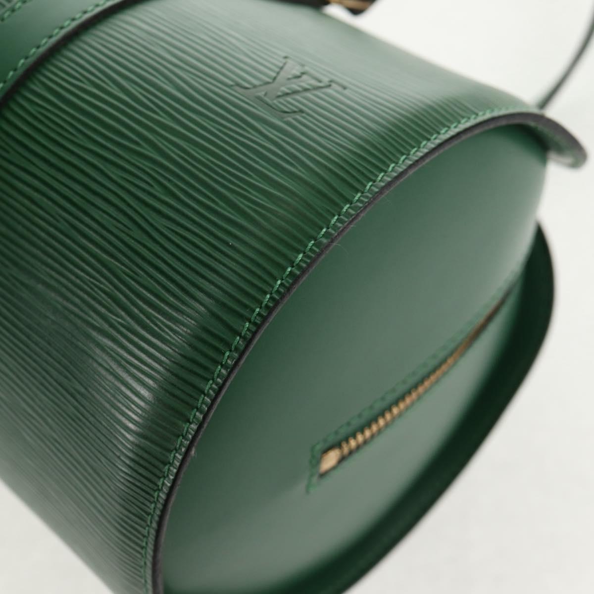 LOUIS VUITTON Epi Soufflot Hand Bag Green M52224 LV Auth 145438V