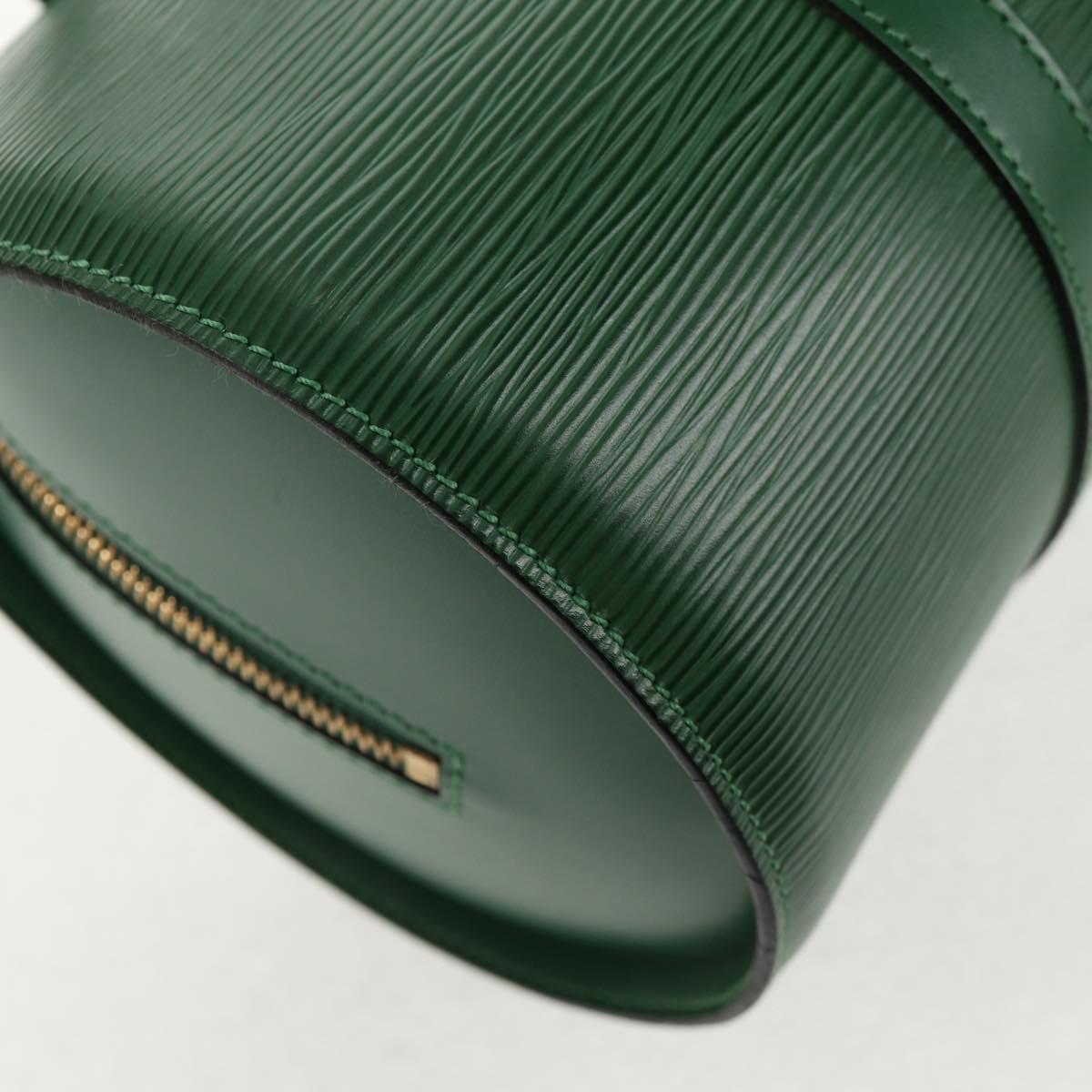 LOUIS VUITTON Epi Soufflot Hand Bag Green M52224 LV Auth 145438V