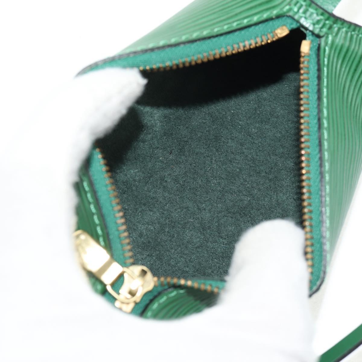LOUIS VUITTON Epi Soufflot Hand Bag Green M52224 LV Auth 145438V