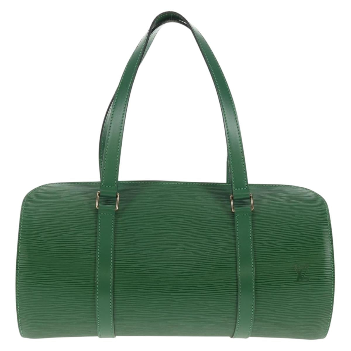 LOUIS VUITTON Epi Soufflot Hand Bag Green M52224 LV Auth 145438V