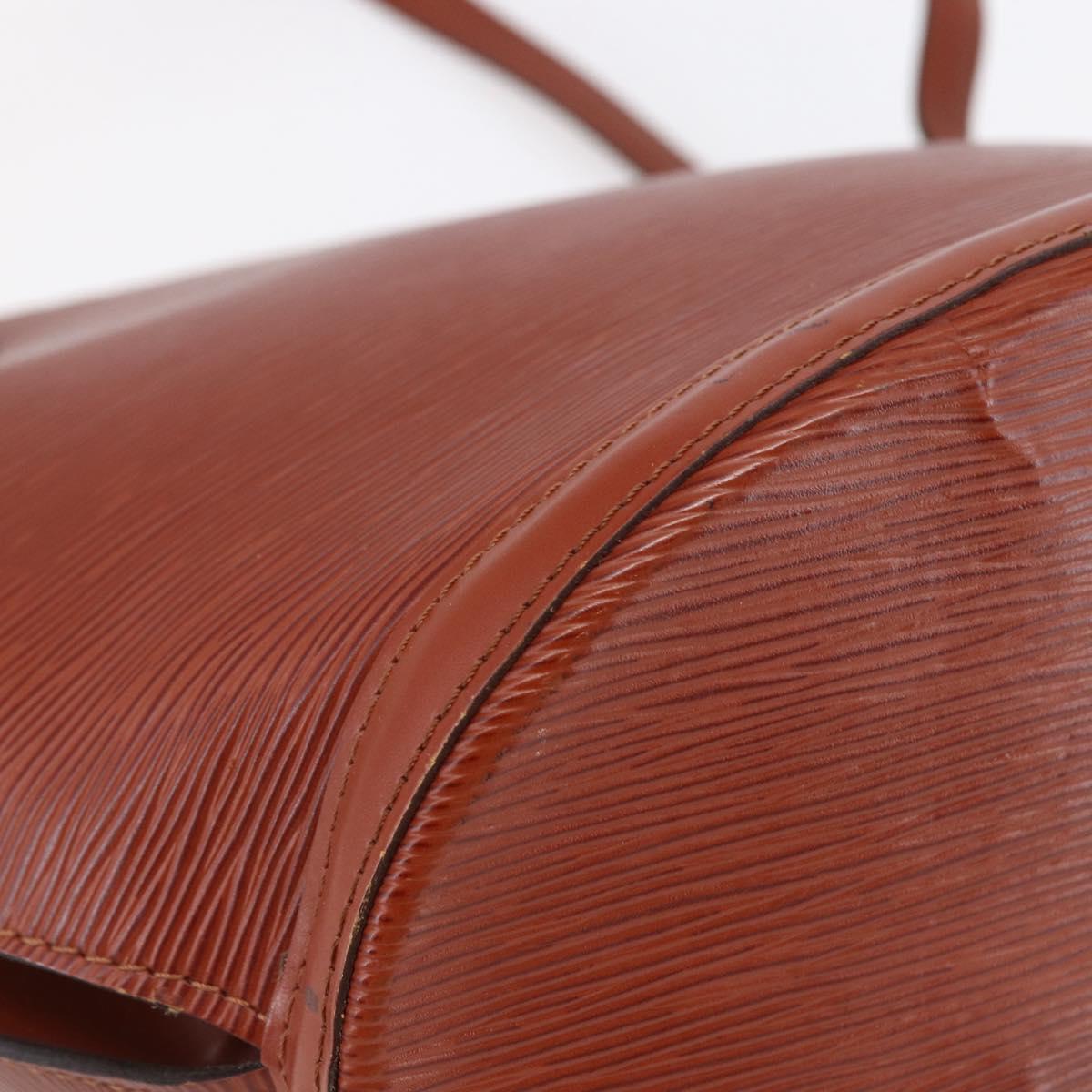 LOUIS VUITTON Epi Saint Jacques Shopping Shoulder Bag Brown M52263 Auth 145439