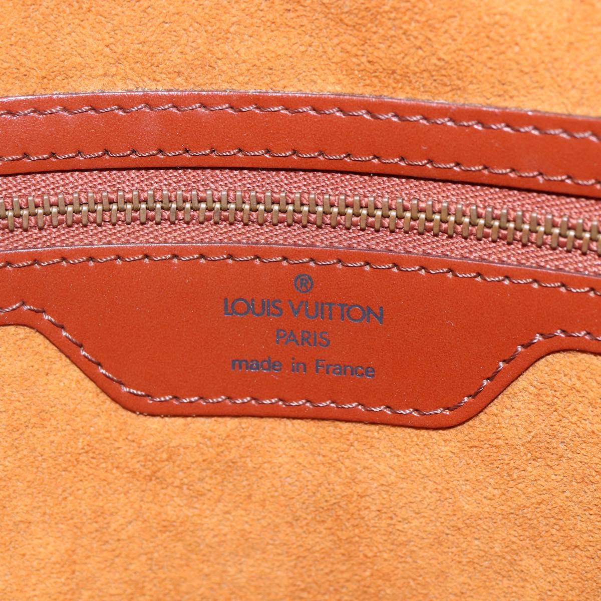 LOUIS VUITTON Epi Saint Jacques Shopping Shoulder Bag Brown M52263 Auth 145439