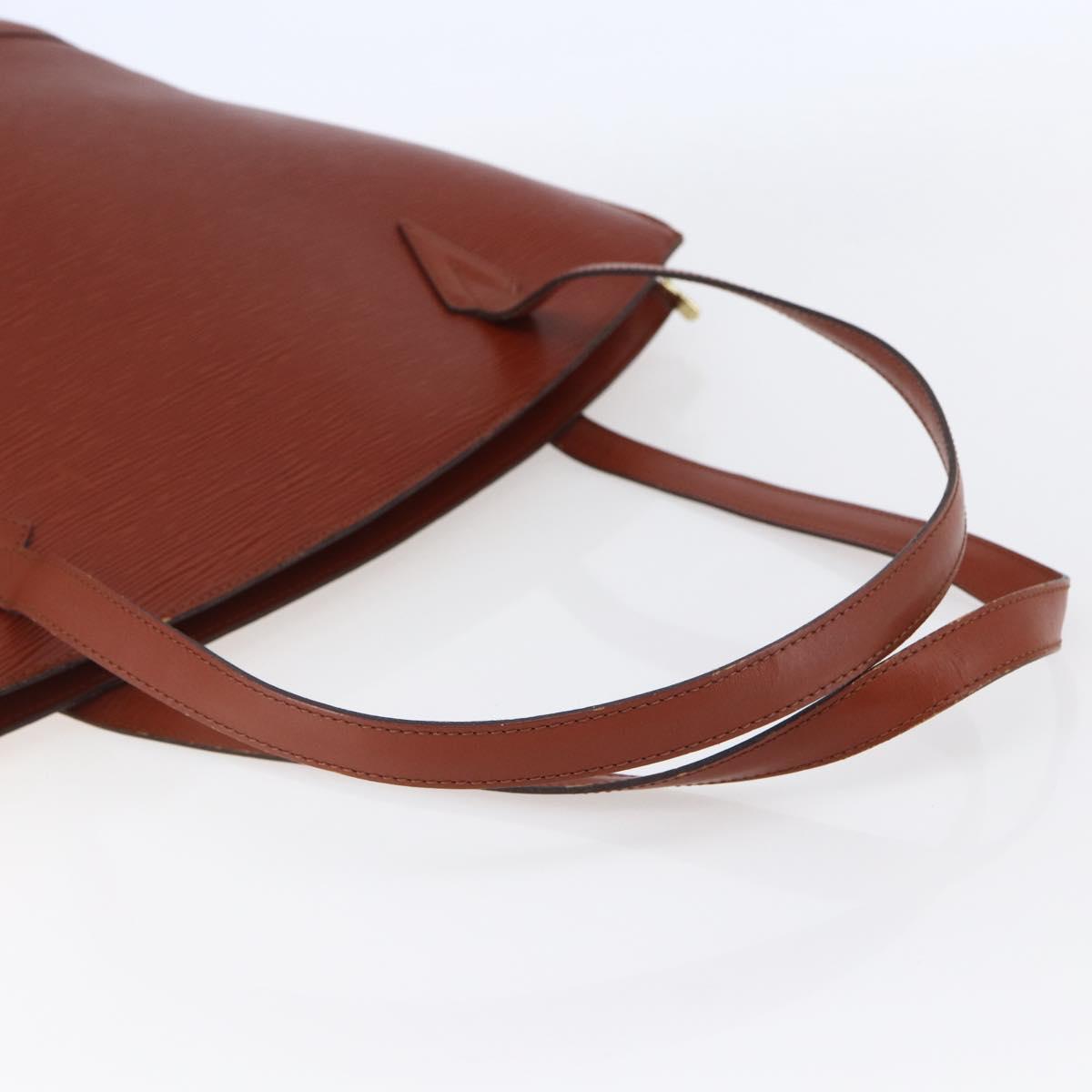 LOUIS VUITTON Epi Saint Jacques Shopping Shoulder Bag Brown M52263 Auth 145439