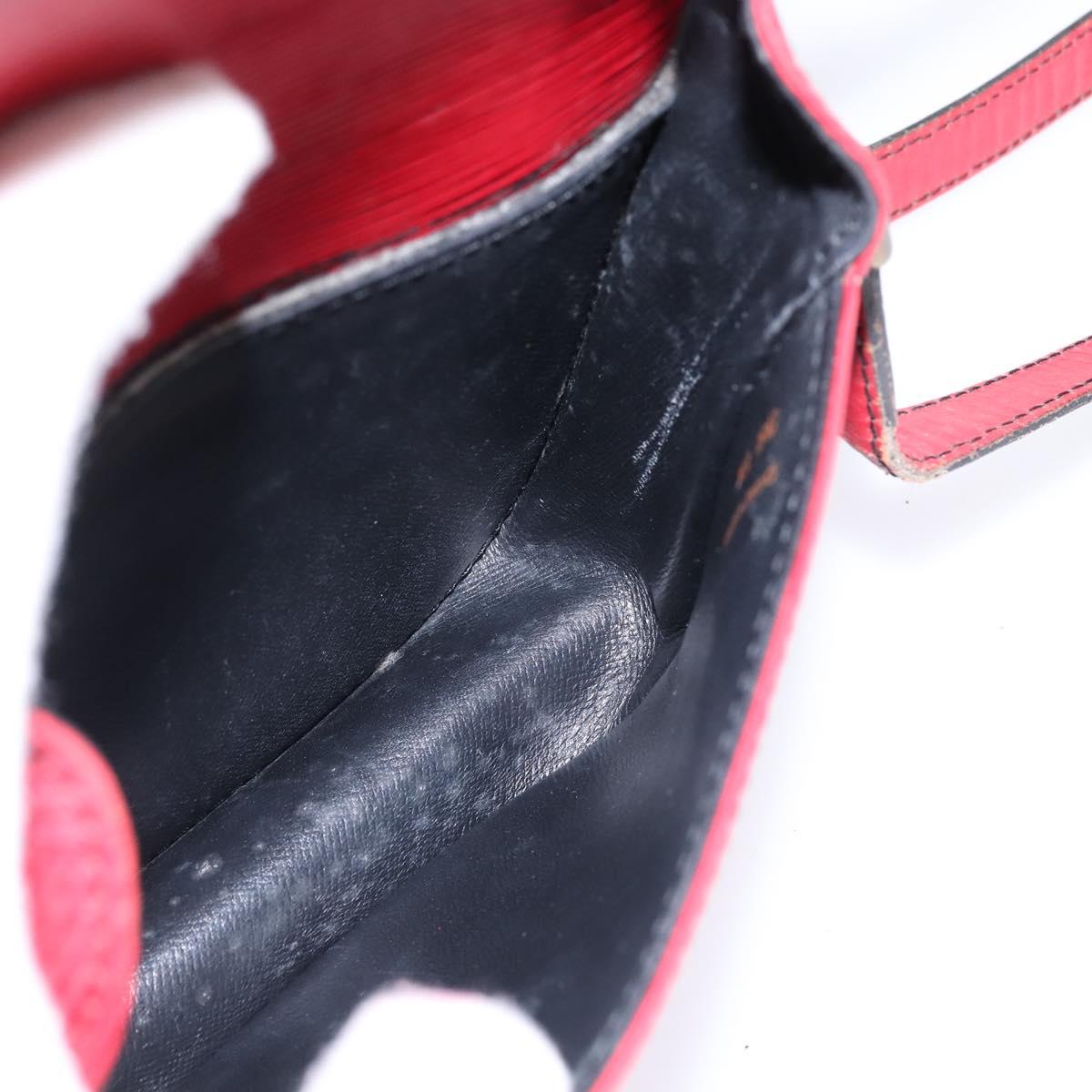 LOUIS VUITTON Epi Saint Cloud PM Shoulder Bag Red M52217 LV Auth 145441