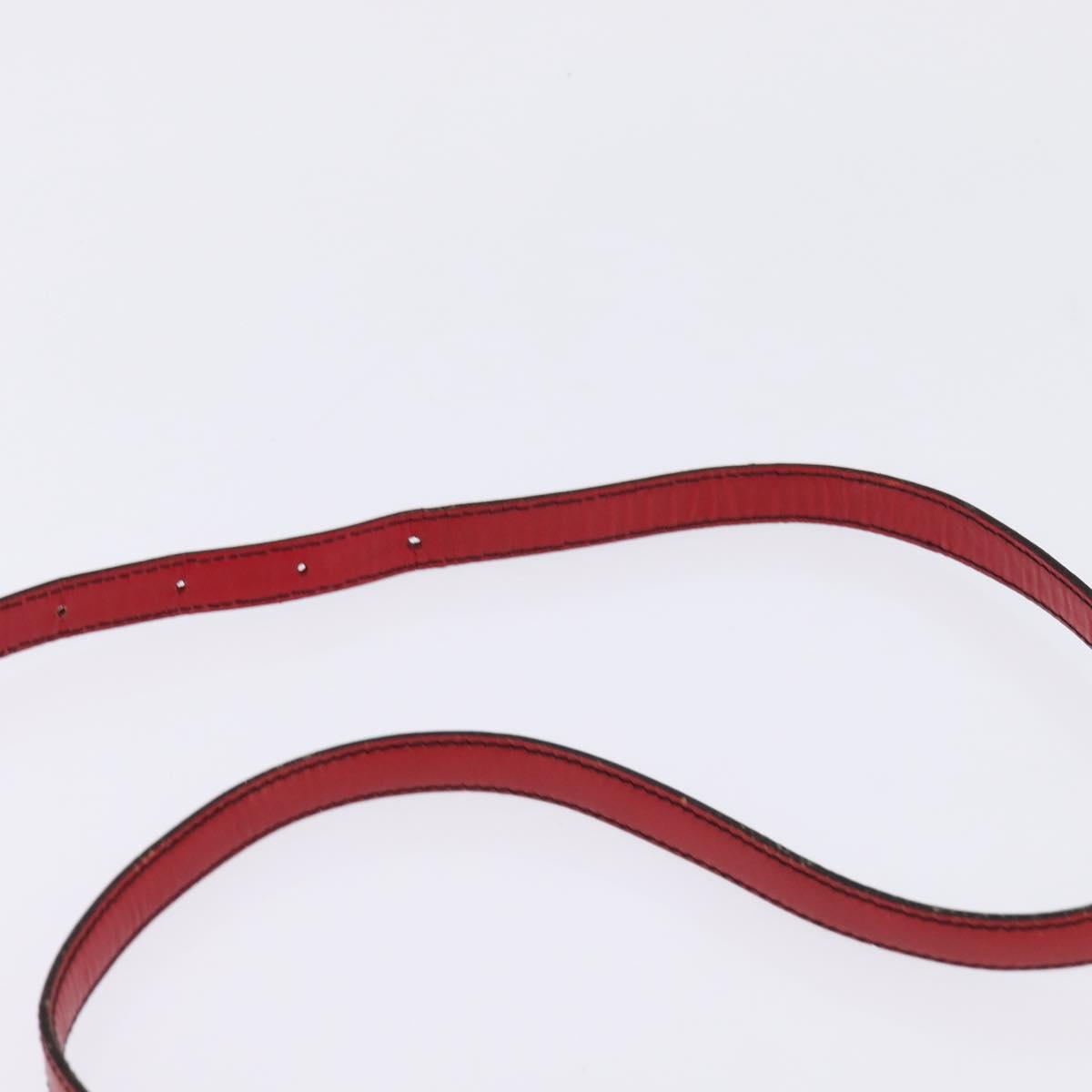 LOUIS VUITTON Epi Saint Cloud PM Shoulder Bag Red M52217 LV Auth 145441