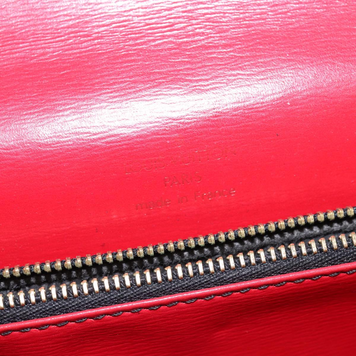 LOUIS VUITTON Epi Free Run Shoulder Bag Red M52407 LV Auth 145442