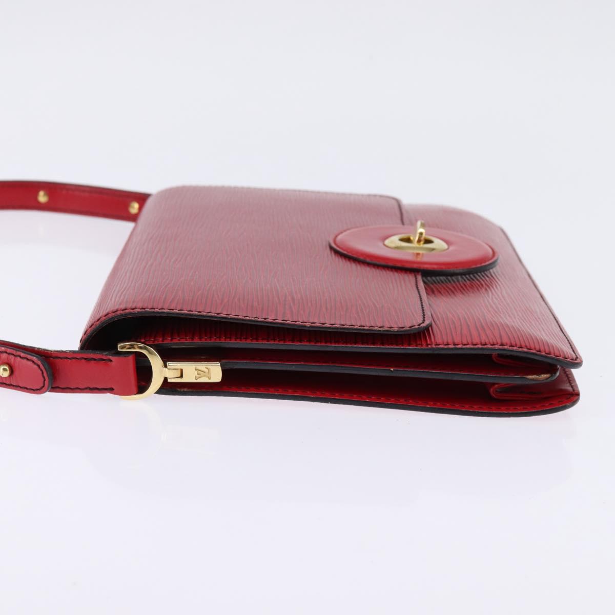 LOUIS VUITTON Epi Free Run Shoulder Bag Red M52407 LV Auth 145442