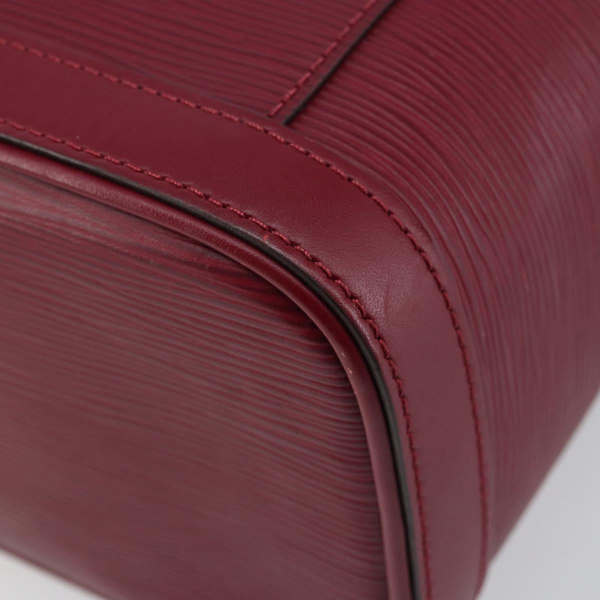 LOUIS VUITTON Epi Nice Mini Hand Bag Fuchsia M53686 LV Auth 145445