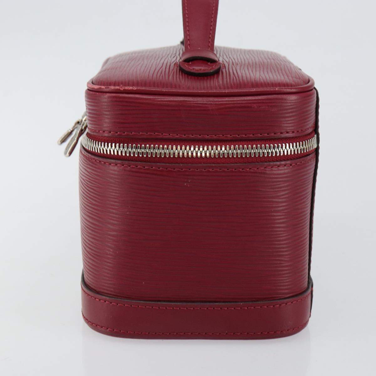 LOUIS VUITTON Epi Nice Mini Hand Bag Fuchsia M53686 LV Auth 145445