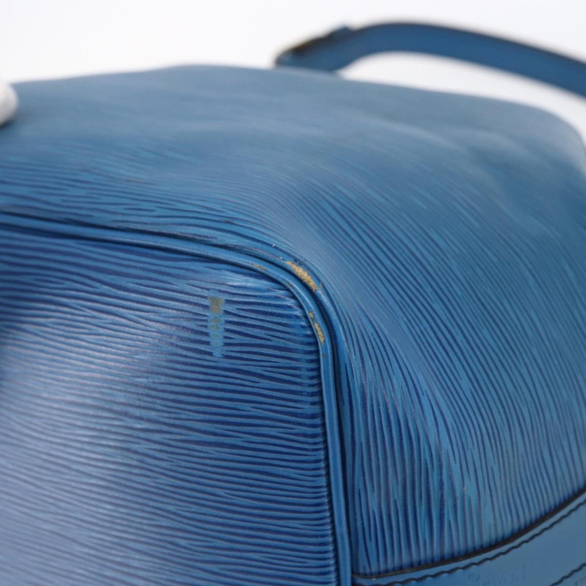 LOUIS VUITTON Epi Petit Noe Shoulder Bag Blue M44105 LV Auth 145448