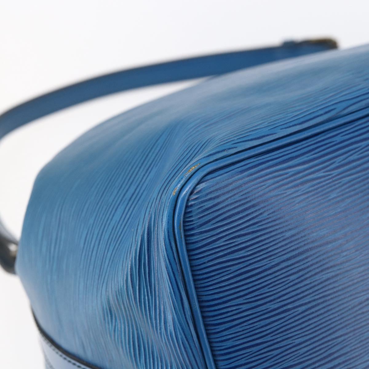 LOUIS VUITTON Epi Petit Noe Shoulder Bag Blue M44105 LV Auth 145448