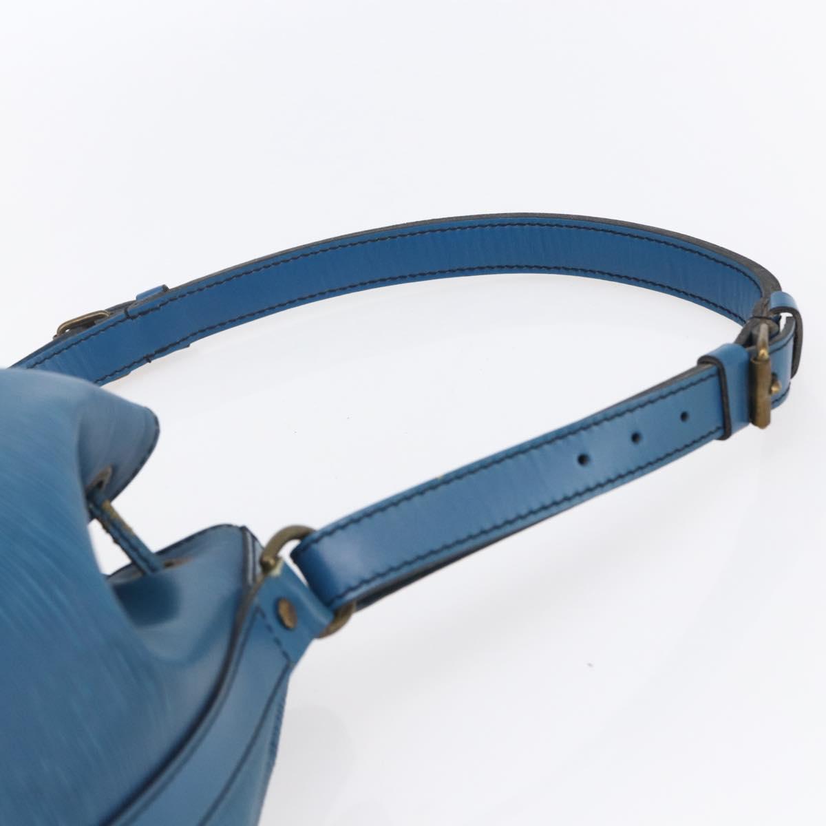 LOUIS VUITTON Epi Petit Noe Shoulder Bag Blue M44105 LV Auth 145448